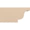 Ekena Millwork 4in. W x 6in. H x 12in. L Newport Woodgrain TimberThane Rafter Tail, Primed Tan RFTUR04X06X12NEWRCPR - alternate 2